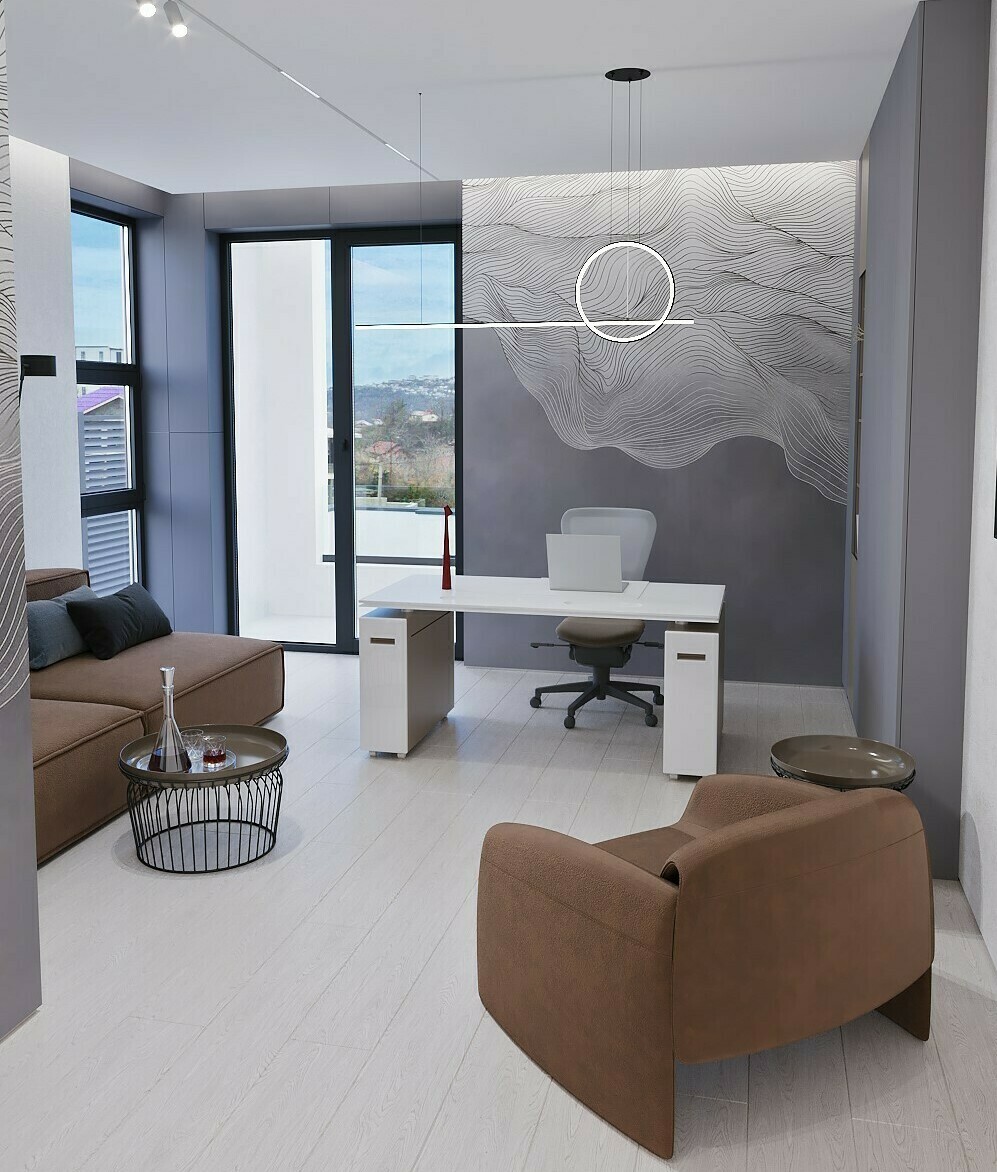 кабинет в современном стиле